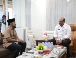 Temui Safrizal, Bupati Al- Farlaky Usul Sarpras Pemadam Kebakaran