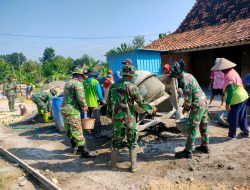 Setelah Pembukaan, TMMD Sengkuyung Desa Kayen Langsung Dikebut