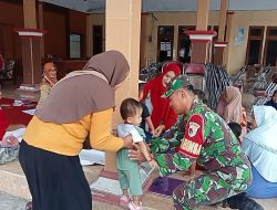 Maksimalkan Cegah Stunting, Babinsa Wonodadi Sinergi Bersama Bidan Desa Di Dusun Bakalan