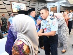 Di Mabesau,Kas Koopsud I Hadiri Pelepasan Jamaah Haji TNI AU