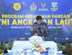 Swasembada Pangan Terus Dicanangkan TNI AL, Kasal Kunjungi Program Ketahanan Pangan di Wilayah Banten
