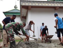 TMMD ke-124 Sinergikan TNI dan Masyarakat Wujudkan Sumur Bor dan Fasilitas Sanitasi Layak di Masjid Al-Amin
