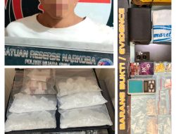 Satresnarkoba Polres Muara Enim Tangkap Pengedar Narkoba di Perlintasan Rel Kereta Api