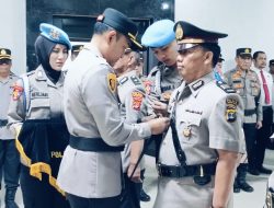 Polres Mesuji Gelar Sertijab Kabagren dan Kasat Binmas, AKBP Harris Sampaikan Apresiasi