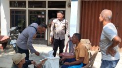 Personil Polsek Mempawah Hulu Sambangi Warga Karangan, Sampaikan Himbauan Kamtibmas