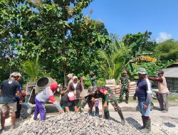 Hari Libur Rabat Beton Tetap Dikebut