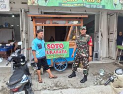 Dengan Cara Bintahwil, Babinsa Beri Motivasi Pelaku UMKM Untuk Terus Berkarya