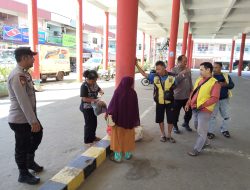 Polsek Ngabang Gencarkan Laksanakan Patroli di Tempat Keramaian Selama Libur Waisak