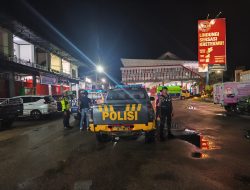 Cegah Gangguan Kamtibmas, Polres Landak Lakukan Patroli Dengan Menggunakan Kendaraan Dinas