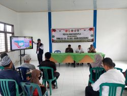 Penyuluhan Karhutla dalam Rangka TMMD ke-124 Digelar di Bukit Kayu Kapur, Masyarakat Antusias Ikuti Simulasi