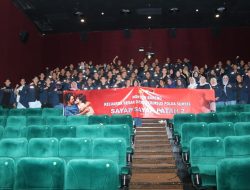 Gelar Nobar Film Sayap Sayap Patah 2, Ini Pesan Menyentuh Dirreskrimsus Polda Sumsel