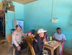 Unit Binmas Polsek Meranti Sambangi Warganya Sampaikan Himbauan Kamtibmas