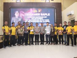Wakapolres Banyuasin Resmi Menutup Perlombaan Gaple HUT Bhayangkara Ke -79 Tahun 2025