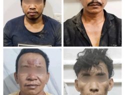 Empat Pelaku Spesialis Pencurian Hewan Ternak Berhasil Diamankan Polres Banyuasin, 1 Aksi Pencurian Digagalkan