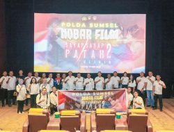 Kapolda Bersama PJU Polda Sumsel Nobar film Sayap Sayap Patah 2