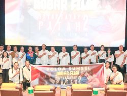Kapolda bersama PJU Polda Sumsel Nobar Film Sayap Sayap Patah 2