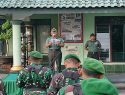 Amanat Kasad Tegaskan Komitmen TNI AD Wujudkan Ketahanan Nasional Di Bacakan Saat Upacara 17an Di Kodim Blitar
