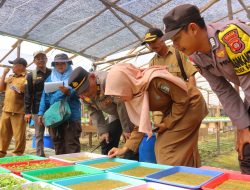 Tim Juri Polres Sintang Lakukan Penilaian Lomba Pekarangan Pangan Bergizi di Binjai Hulu