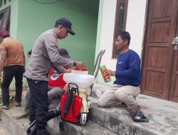 Giat Persiapan Penyemprotan Lahan untuk Tanam Jagung di Kecamatan Sebangki