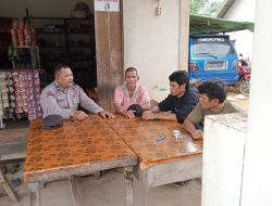 Cegah Premanisme, Kanit Binmas Polsek Meranti Sambangi Tempat Perbelanjaan