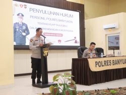 Polres Banyuasin Gelar Sosialisasi Hukum UU No. 1 Tahun 2023