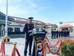 Kapolres Mesuji Pimpin Upacara Harkitnas ke-117 dan Beri Penghargaan kepada Personel Berprestasi