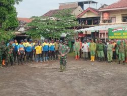 Karya Bakti Bersihkan Sungai Makam Bergolo, Bukti Bakti TNI Untuk Negeri