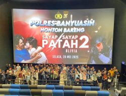 Polres Banyuasin Nobar Film “Sayap – Sayap Patah 2”
