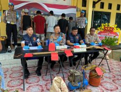 Terlibat Penambangan Emas Tanpa Izin, Lima orang Masyarakat diamankan Polres Kaimana beserta sejumlah Barang bukti