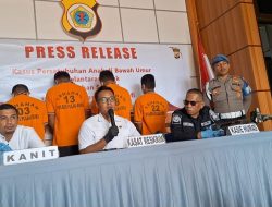 Polres Buru Release 7 Kasus yang Menjadi Atensi Publik dari 41 Laporan yang Ditangani