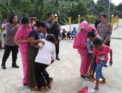 Polres Maluku Tengah Lakukan Trauma Healing Kepada Anak-anak Korban Konflik di Seram Utara