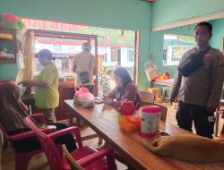 Patroli Siang Polsek Meranti Sambang Warga Berikan Himbauan Kamtibmas