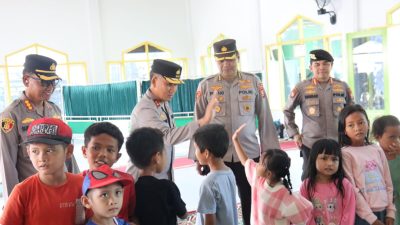 Kapolda Bengkulu pantau Langsung Kegiatan Trauma Healing Pasca Gempa 6,3 SR