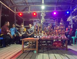 Kapolsek Sengah Temila Hadiri Penutupan Naik Dango Cup XV di Desa Saham