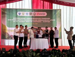 Kapolres Banyuasin Hadiri Kunjungan Menteri Lingkungan Hidup di PT SMS