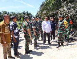 Kasdam I/BB Dampingi Tim Wasev TNI AD Tinjau TMMD di Dumai, Wairjenad Apresiasi Perkembangan di Lapangan