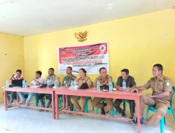 Bhabinkamtibmas Polsek Meranti Hadiri Musyawarah Desa Khusus Pembentukan Koperasi Merah Putih Desa Tahu