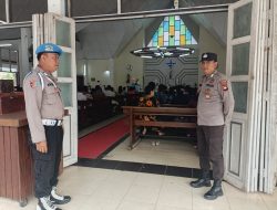 Perayaan Kenaikan Isa Almasih, Polsek Menjalin Laksanakan Pam Ibadah Gereja
