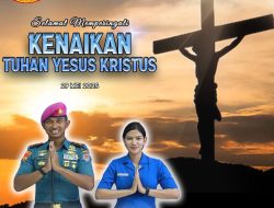 Danyonmarhanlan XIV Sorong Beserta Staf dan Prajurit Mengucapkan Selamat Merayakan Hari Kenaikan ISA AL-MASIH