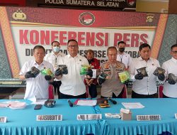 Direktorat Resnarkoba Polda Sumsel Berhasil Amankan Pemuda yang Kedapatan Membawa Shabu 11 Kilogram