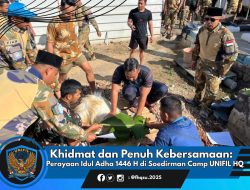 Khidmat dan Penuh Kebersamaan: Perayaan Idul Adha 1446 H di Soedirman Camp UNIFIL HQ
