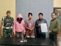 OTT Pengedar Narkoba, Kodim 1608/Bima amankan 2 Orang Pelaku & Barang Bukti