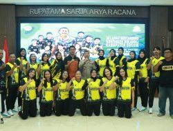 Kobarkan Semangat Juara, Polres Gresik Gelar Pelepasan Kontingen Voli Kabupaten Gresik bertanding di Porprov IX Jatim 2025