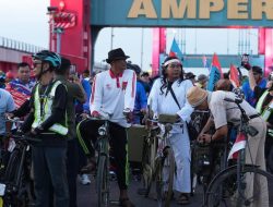 Semarak Hari Bhayangkara ke-79, Polda Sumsel Gelar Fun Bike Meriah di Palembang