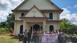 Polsek Ngabang Gelar Bakti Religi Di Gereja – Gereja Sambut Hari Bhayangkara Ke 79
