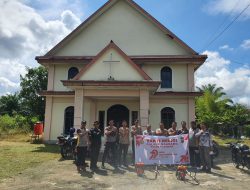 Polsek Ngabang Gelar Bakti Religi Di Gereja – Gereja Sambut Hari Bhayangkara Ke 79
