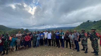 Danrem 172/PWY Kunjungi Pegunungan Bintang, di Kawal Ketat Satgas Yonif 751/VJS.