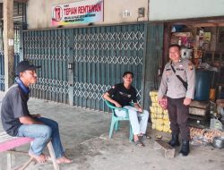 Untuk Memastikan Keamanan Wilayah Tetap Kondusif Personil Polsubsektor Jelimpo Laksanakan Sambang Dialogis