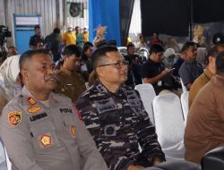Ka Akun Lantamal XIV Hadiri Penandatanganan Komitmen Bersama Dukung Ekspor, Lepas Produk Perikanan ke Singapura dan China