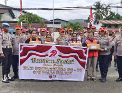 Jelang Hari Bhayangkara ke-79, SPN Polda Maluku Kembali Berbagi Kasih